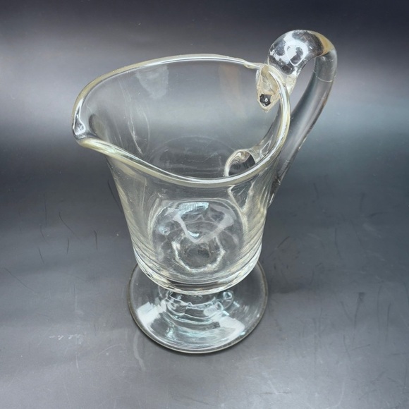 vintage glass creamer, dating back to the Early American Pattern Glass (EAPG) - Picture 5 of 6